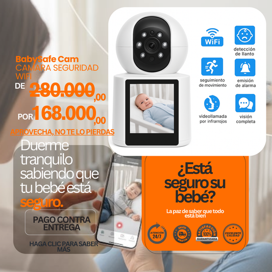 Camara De Seguridad Wifi Ip Con pantalla