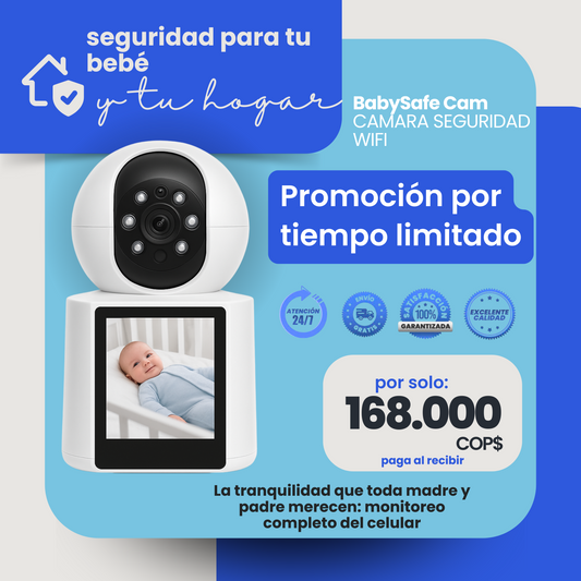 Camara De Seguridad Wifi Ip Con pantalla